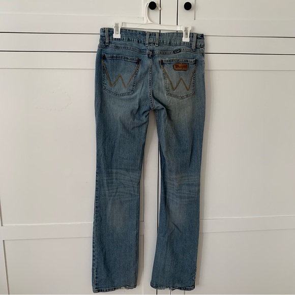Wrangler Low Rise Bootcut Jeans Size 11x36 - Picture 5 of 12